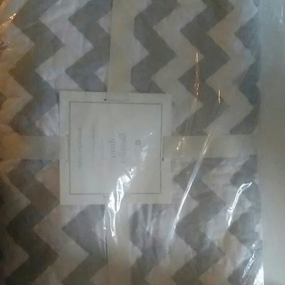 Pottery Barn Kids Bedding Georgia Chevron Toddler Quilt Poshmark
